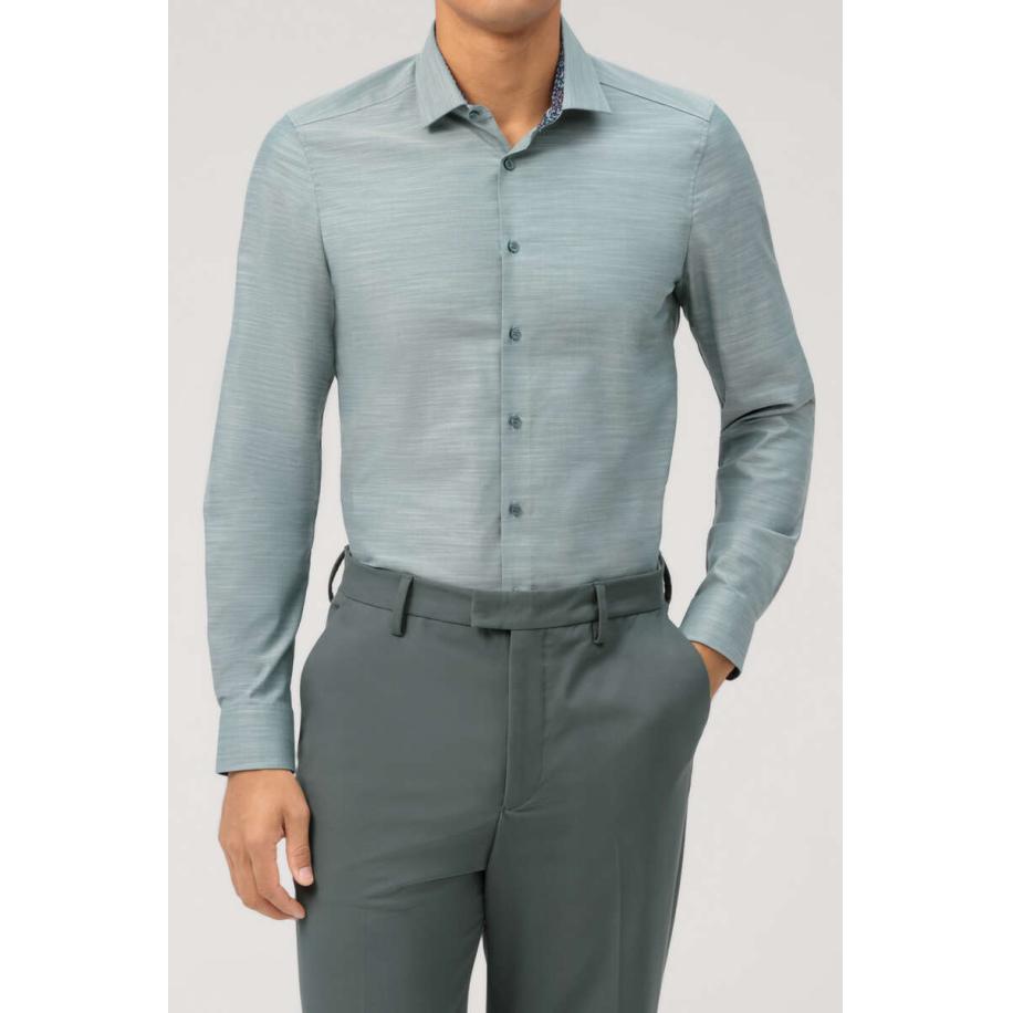 OLYMP Level Five Overhemd groen, Faux-uni Groen