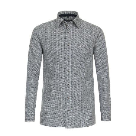 Casa Moda Overhemd groen, Bedrukt