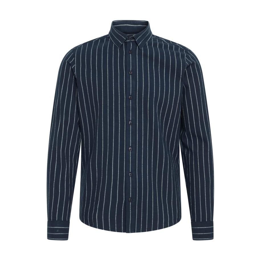 Casual Friday Overhemd CFMACE donkerblauw / wit Blauw