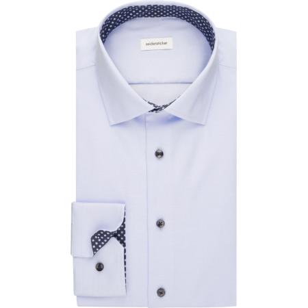 Seidensticker Overhemd lichtblauw, Effen