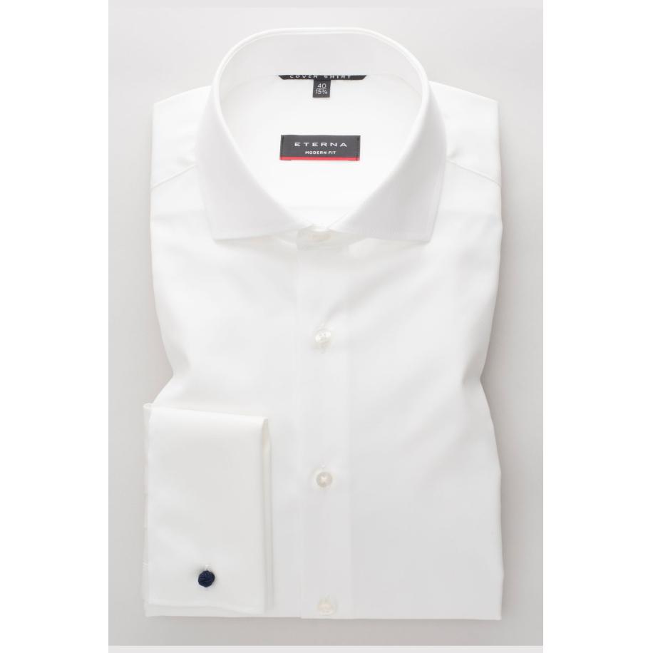 ETERNA Cover Shirt Overhemd wit, Effen Wit