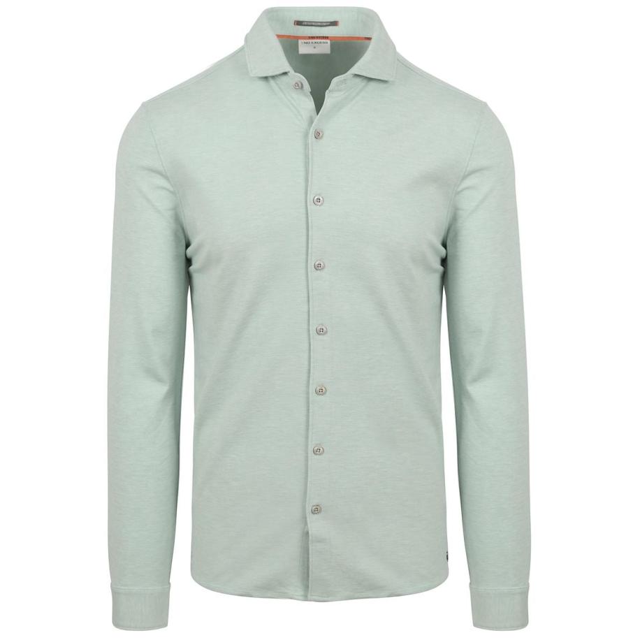 No Excess Overhemd Jersey Mintgroen Groen