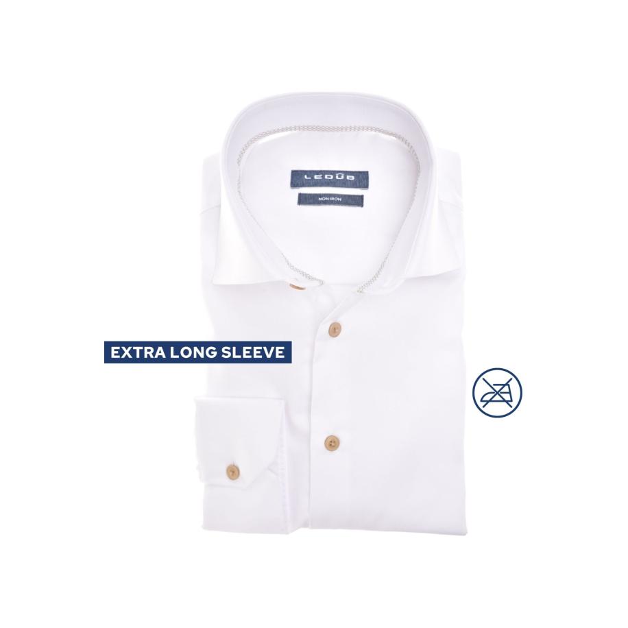 Ledȗb Overhemd ML7 (72CM+) wit Wit