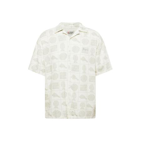 Denim Project Denim Project Overhemd groen / wit