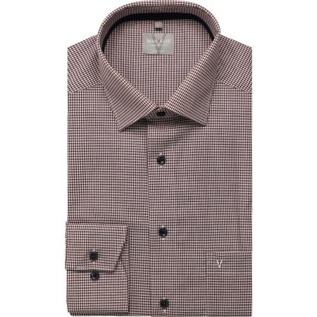 Marvelis Overhemd paars, Ruit