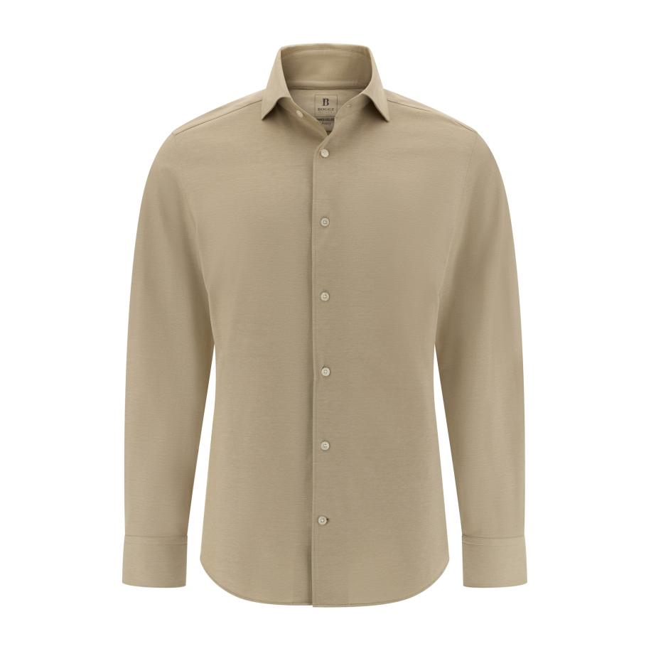 Boggi Milano Boggi Milano Overhemd beige -