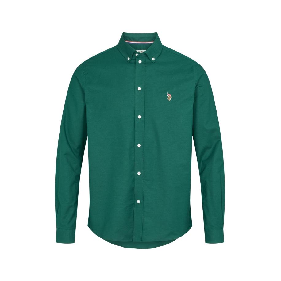 U.S. Polo Assn. U.S. POLO ASSN. Overhemd Calvert smaragd -