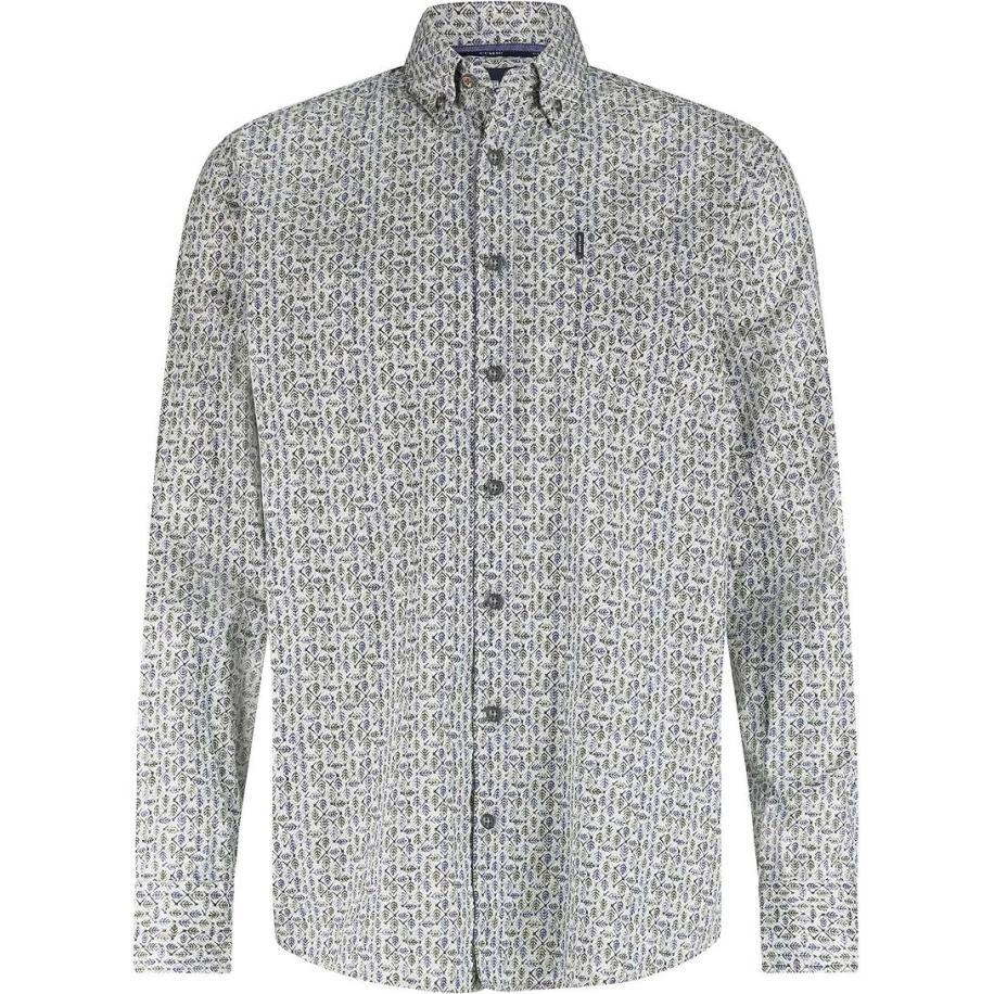 State Of Art Overhemd Leafs Blauw Blauw