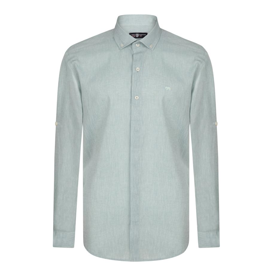 Jimmy Sanders Jimmy Sanders Overhemd mintgroen -