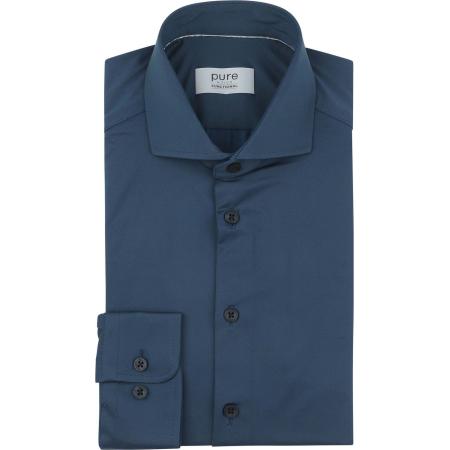 Pure The Functional Shirt Super Stretch Petrol Blauw