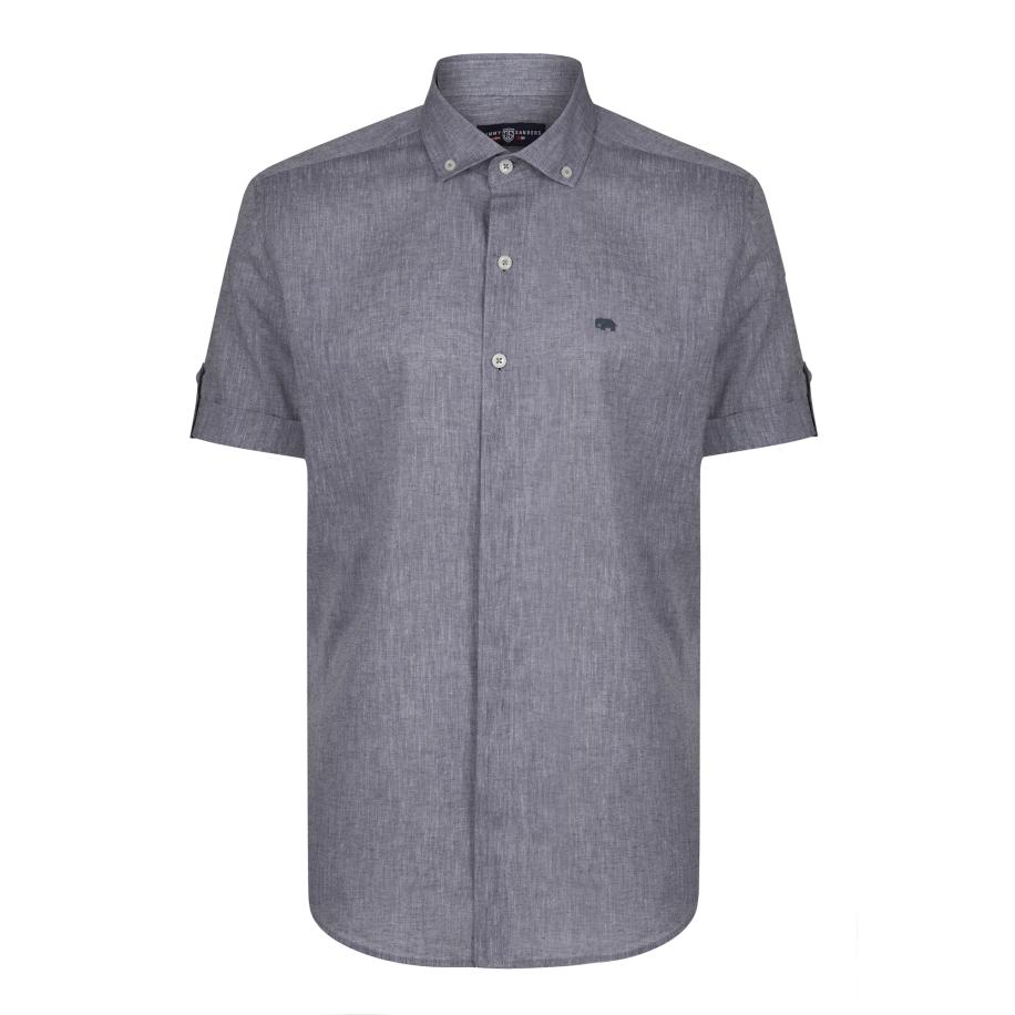 Jimmy Sanders Jimmy Sanders Overhemd navy -