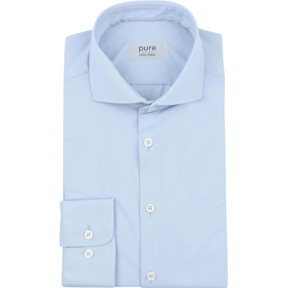Pure The Functional Shirt Super Stretch Lichtblauw Blauw