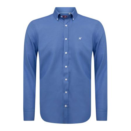 Williot Williot Overhemd blauw / wit