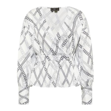 Faina faina Blouse grijs / zwart / wit