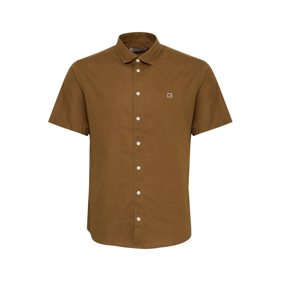 Casual Friday Casual Friday Overhemd CFAksel bruin -