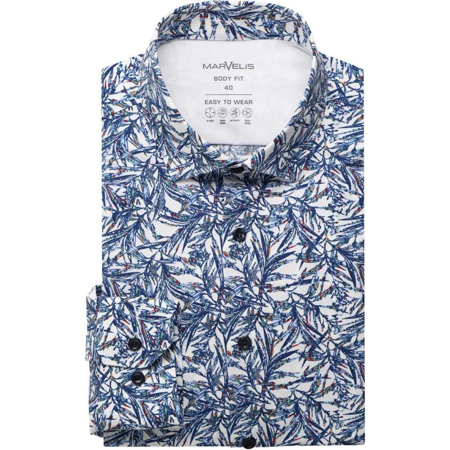 Marvelis Performance Overhemd wit, Motief Wit