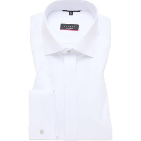 ETERNA Cover Shirt Gala shirt wit, Effen