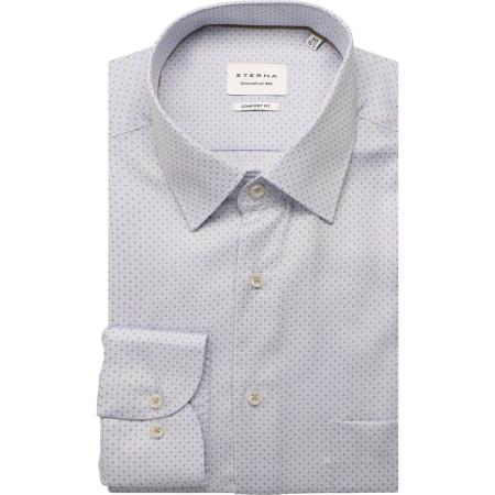 ETERNA Overhemd champagne, Bedrukt
