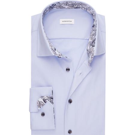 Seidensticker Overhemd lichtblauw, Effen