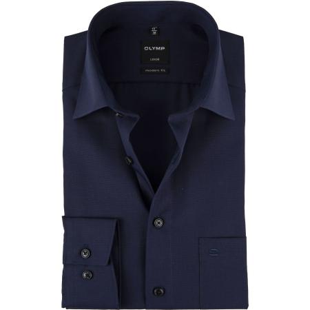 OLYMP Overhemd Luxor Modern-Fit Donkerblauw