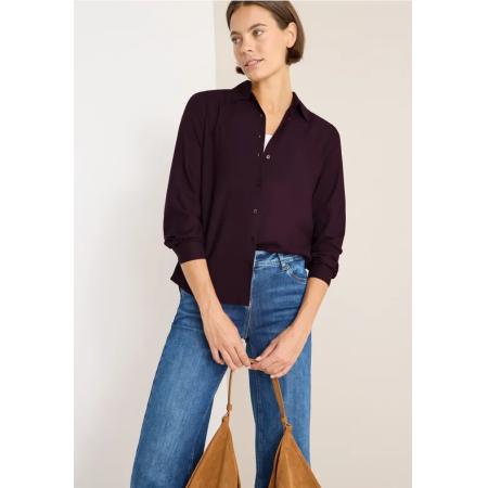 CECIL Overhemdblouse in effen kleur