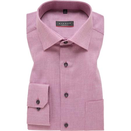 ETERNA Overhemd paars, Gestructureerd