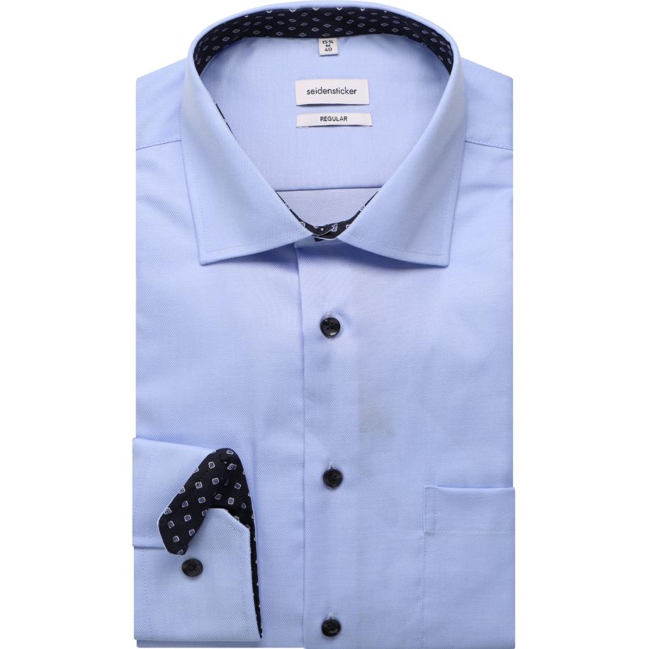 Seidensticker Overhemd ML6 (vanaf 68 CM) lichtblauw Blauw