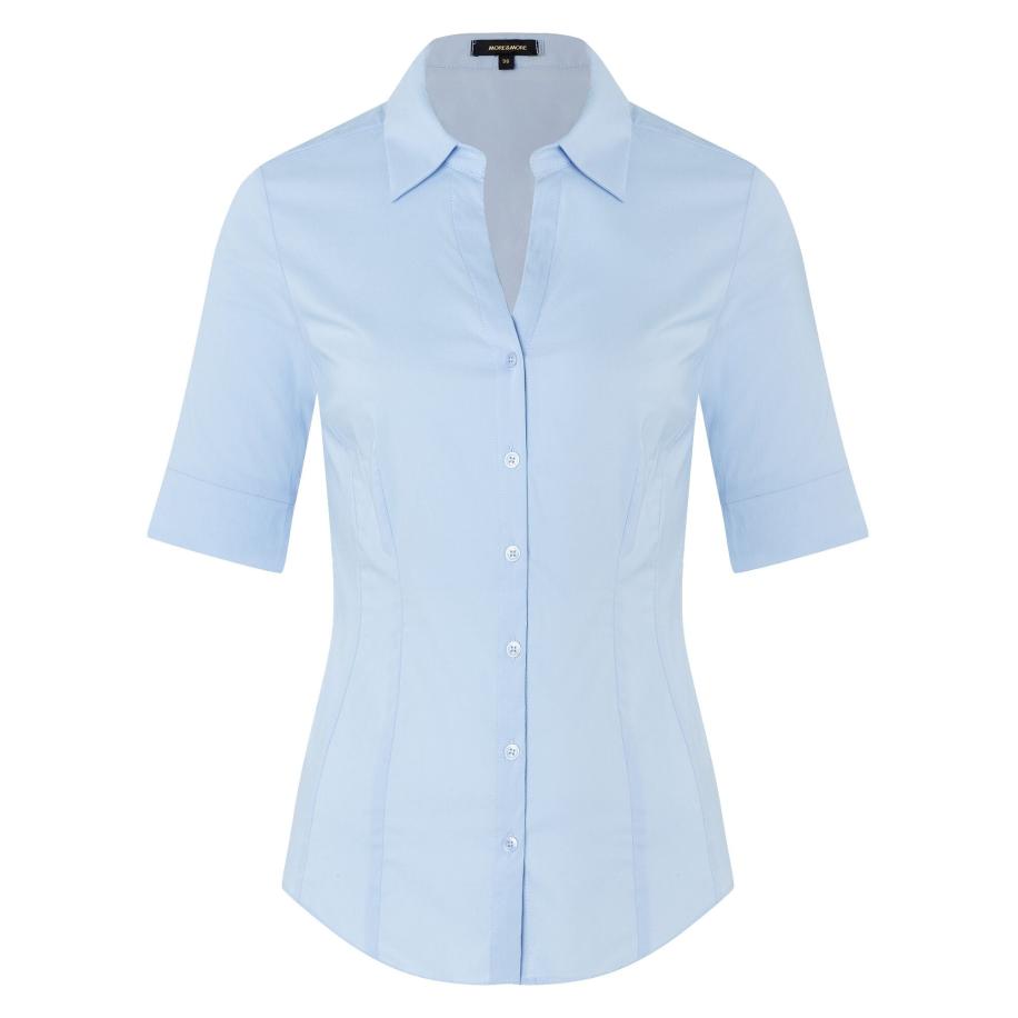 More & More MORE & MORE Blouse lichtblauw -