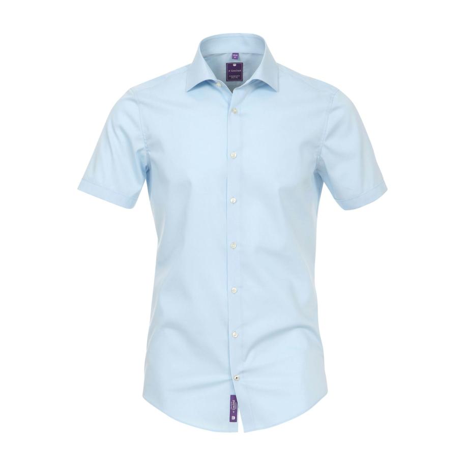 Redmond Overhemd Korte mouw blauw Blauw