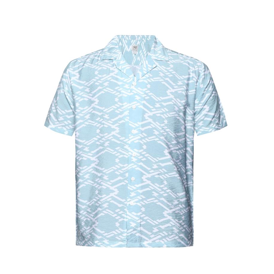 Campus Sutra Campus Sutra Overhemd Tahnee lichtblauw / wit -