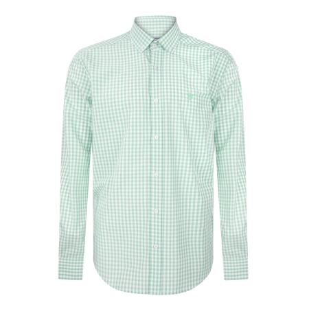 Felix Hardy Felix Hardy Overhemd groen / wit