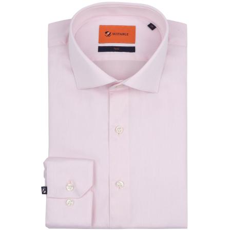 Suitable Overhemd Twill Roze