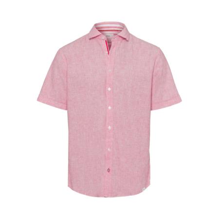 Brax Overhemd Korte mouw lichtrood