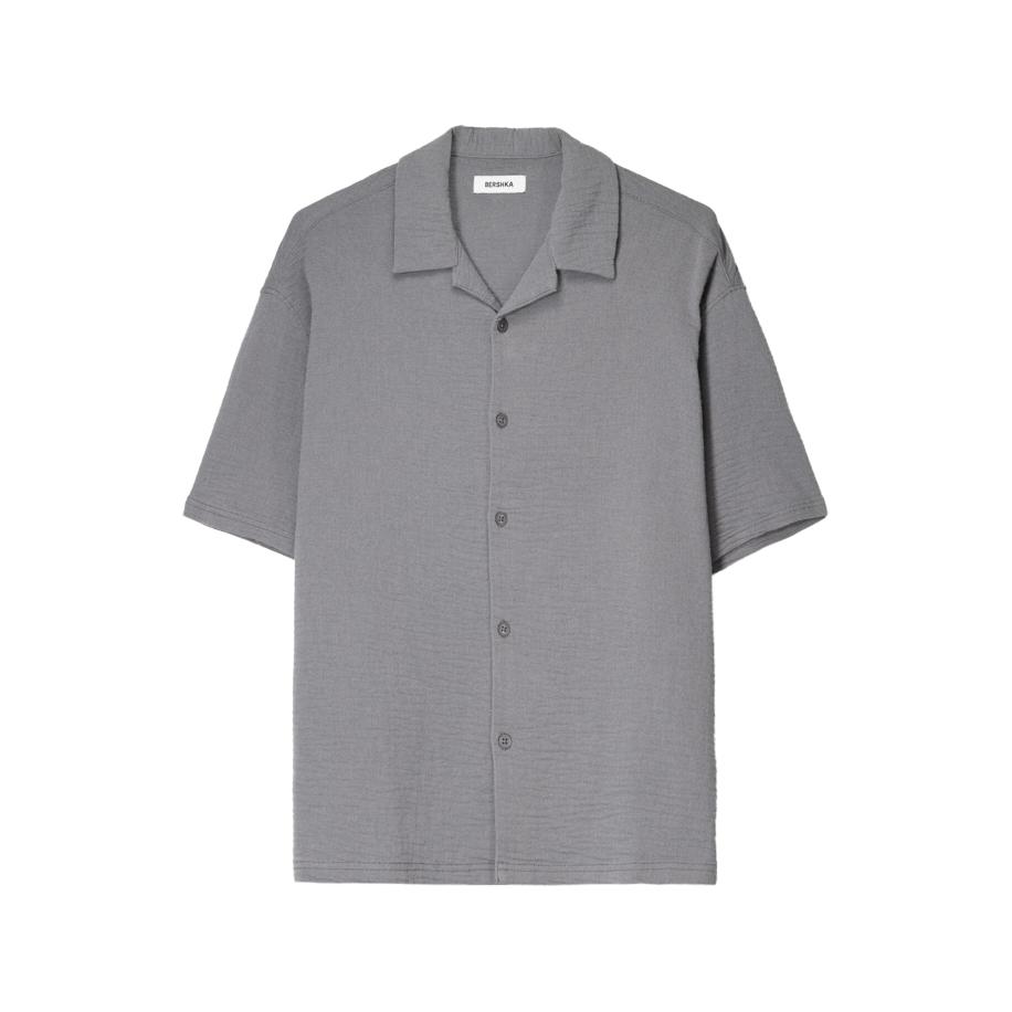 Bershka Bershka Overhemd donkergrijs -