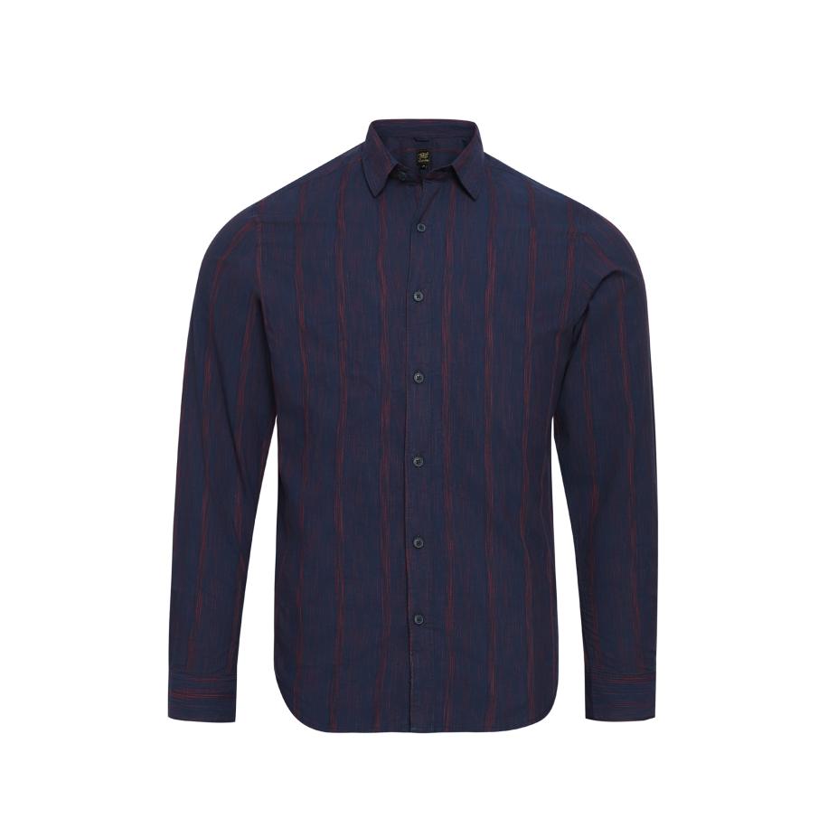 Campus Sutra Campus Sutra Overhemd Micah navy / bourgogne -