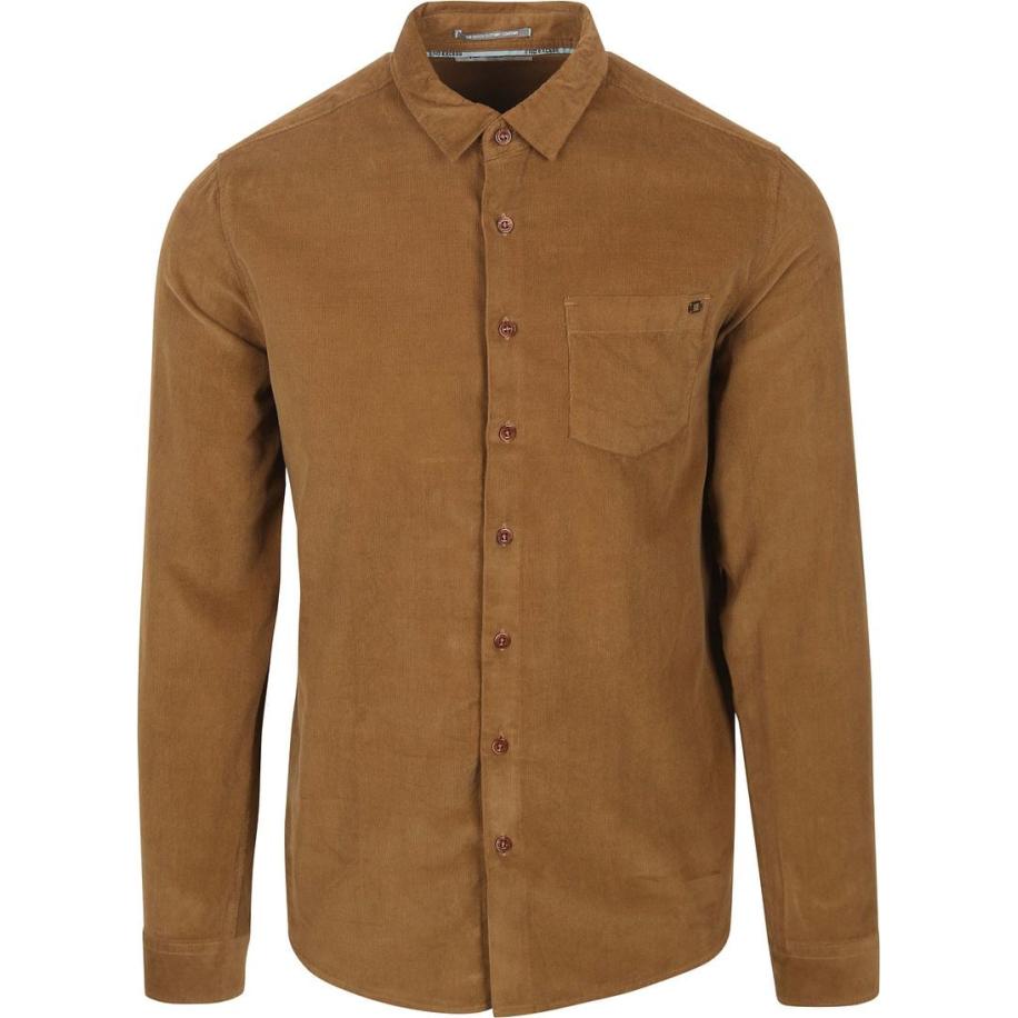 No Excess Corduroy Overhemd Bruin Bruin