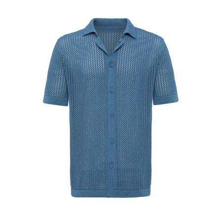 Antioch Antioch Overhemd blauw / zwart