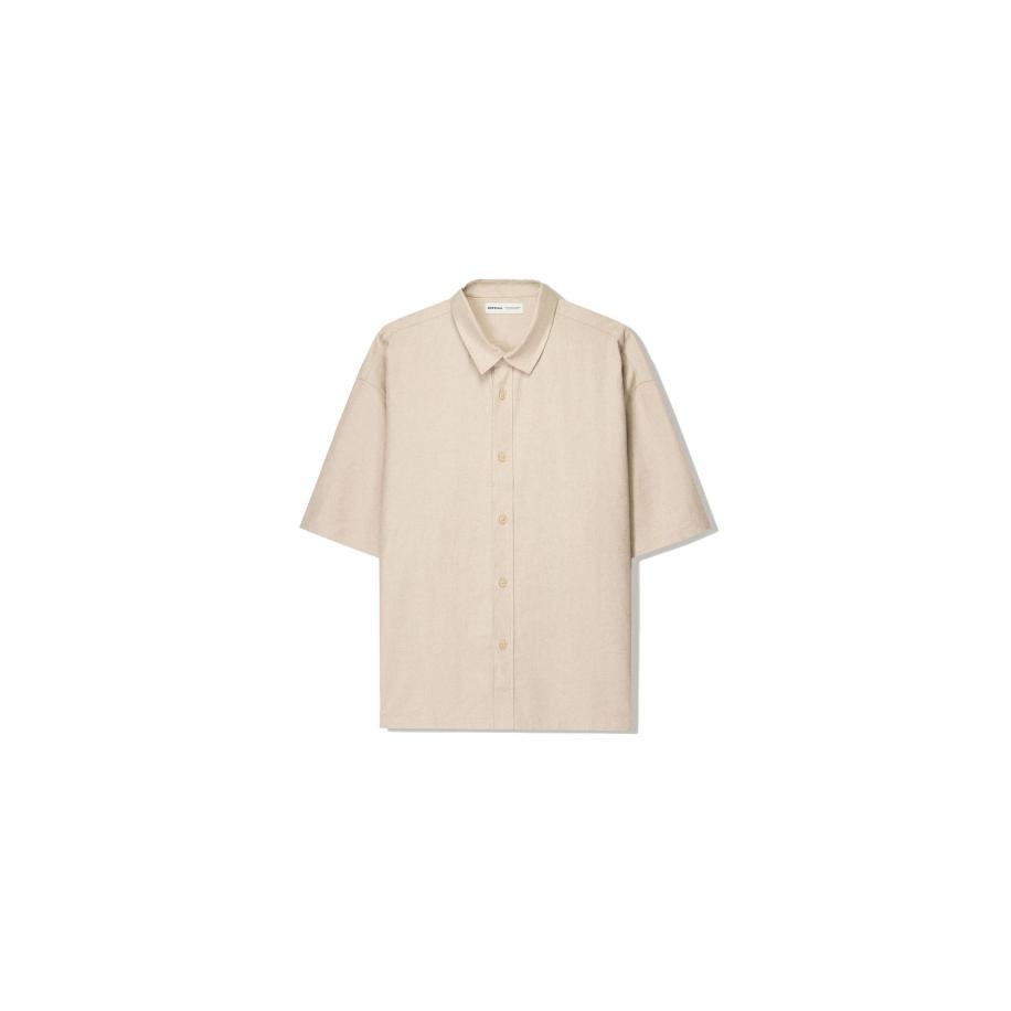 Bershka Bershka Overhemd pasteelgeel -