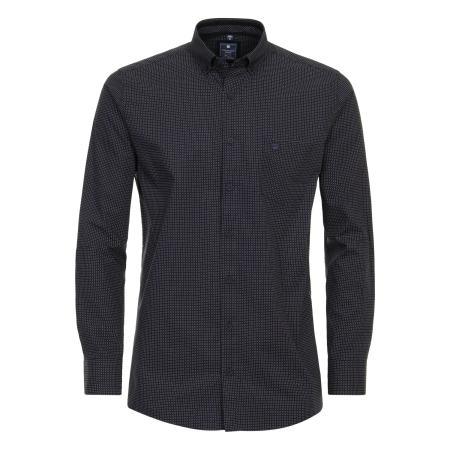 Redmond Casual Overhemd blauw, Bedrukt