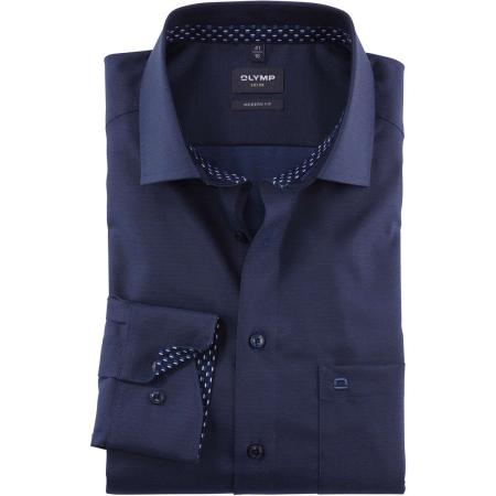 OLYMP Luxor Overhemd ML6 (vanaf 68 CM) nachtblauw