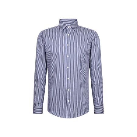 Seidensticker SEIDENSTICKER Zakelijk overhemd Schwarze Rose donkerblauw / wit