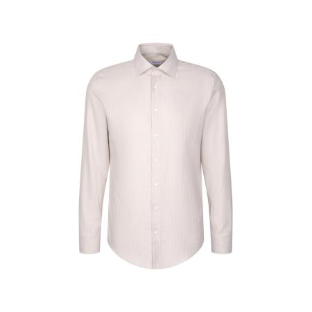 Seidensticker SEIDENSTICKER Zakelijk overhemd Schwarze Rose beige