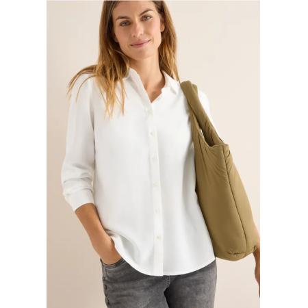 CECIL Overhemdblouse in effen kleur