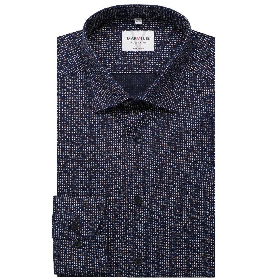 Marvelis Overhemd oranje, Bedrukt Oranje