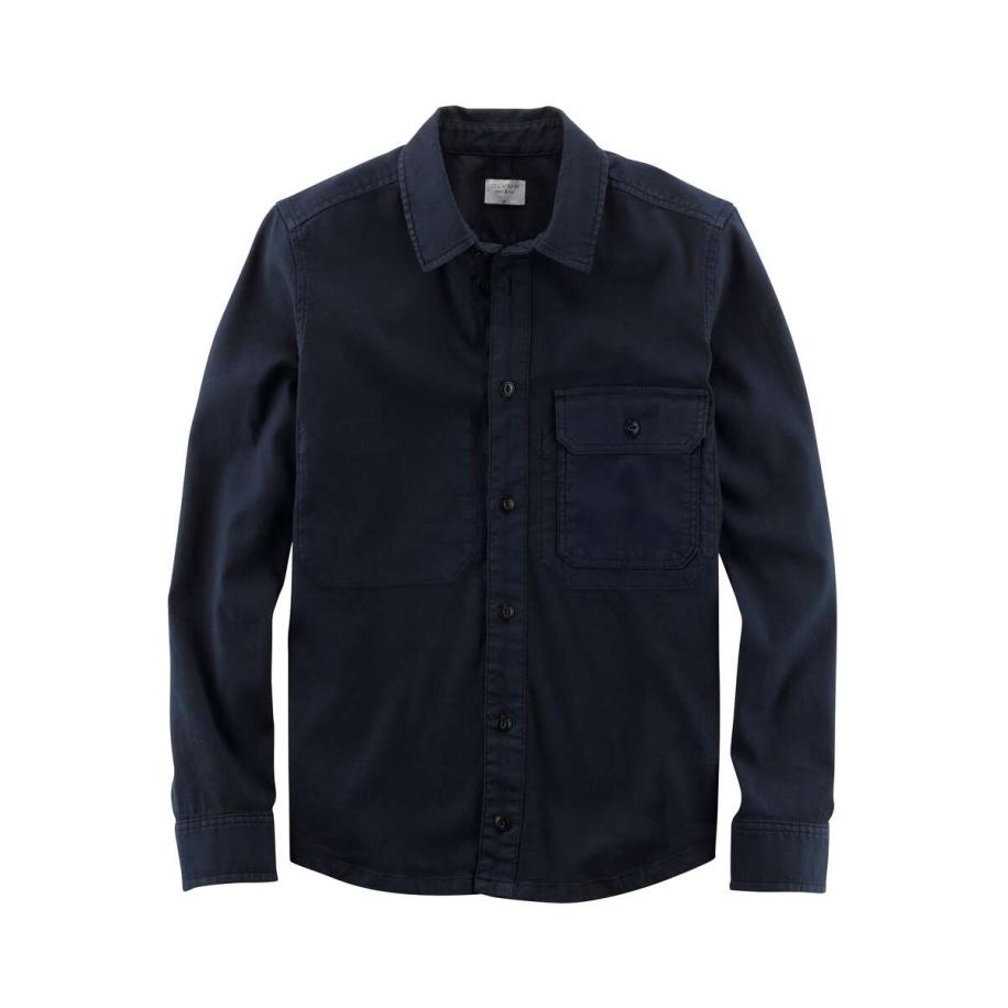 OLYMP Level Five Casual Overshirt marine, Effen Blauw