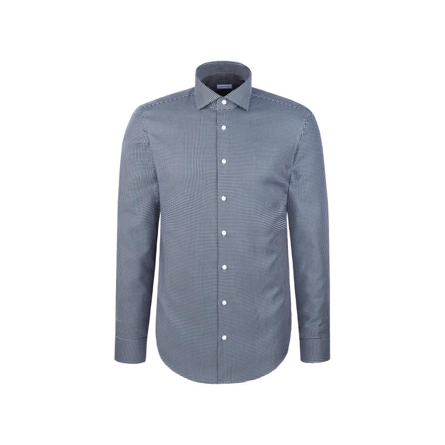 SEIDENSTICKER Zakelijk overhemd donkerblauw Blauw