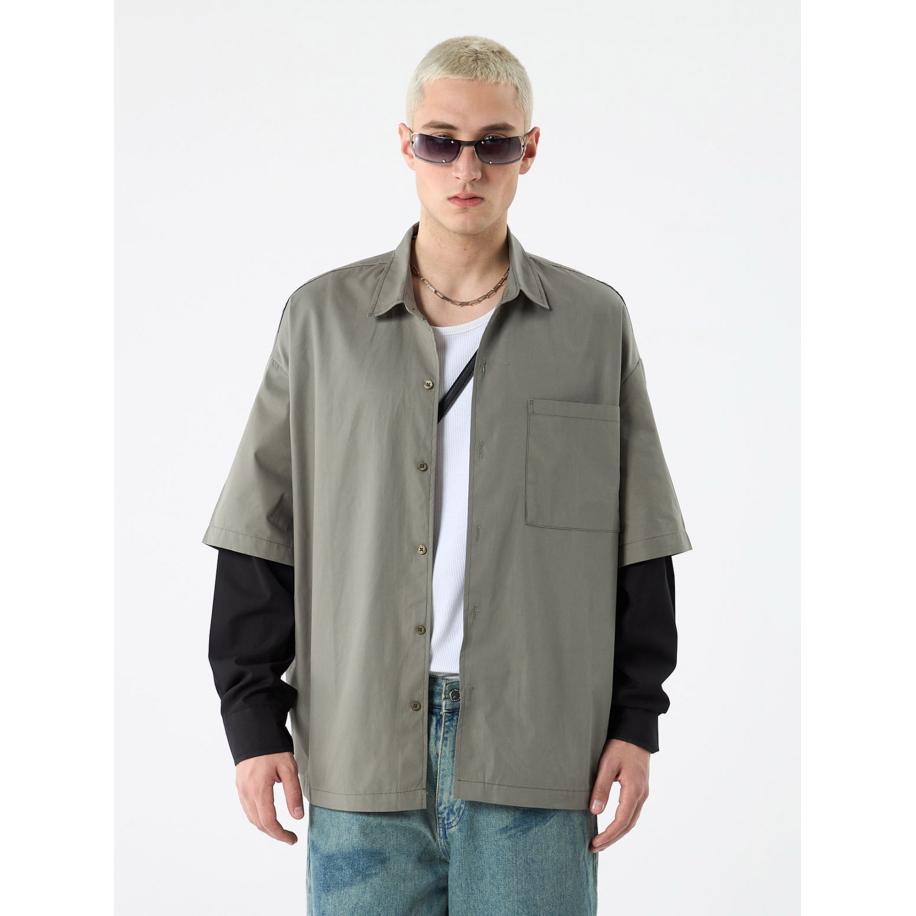 VAMOS CLO Overhemd groen Groen