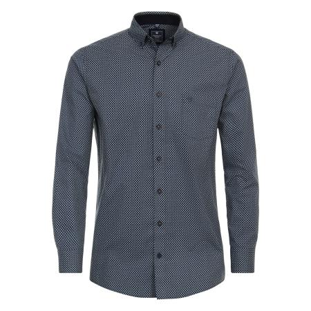 Redmond Casual Overhemd blauw, Bedrukt