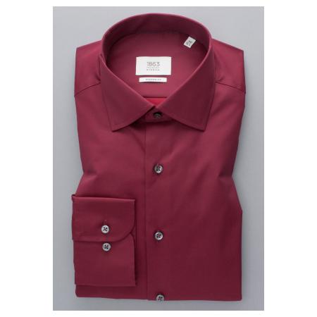 ETERNA 1863 Overhemd chianti, Effen