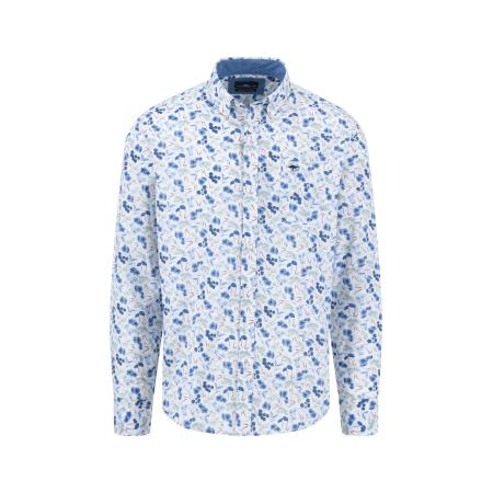 Fynch-Hatton FYNCH-HATTON Overhemd blauw / mintgroen / bessen / wit